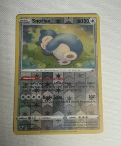 Pokemon TCG Snorlax 140/202 Holo & SWSH068 Promo 2-Card Lot 2020 EN - Image 3