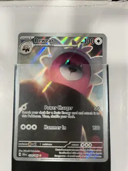 Pokemon Bewear 079/064 SV: Shrouded Fable Illustration Rare Holo FA 130HP - Image 1
