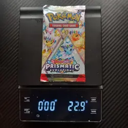 Prismatic Evolutions Booster Pack Pokemon Heavy Pack 22.9g - Image 1