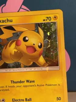 Pokemon TCG Pikachu SM76 Cosmos Promo ‘moon Swirl’ - Bleed MP ✨ - Image 2