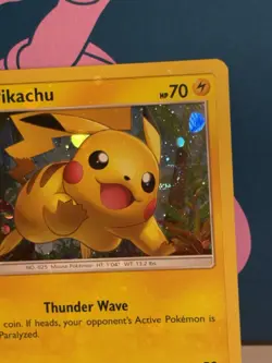 Pokemon TCG Pikachu SM76 Cosmos Promo ‘moon Swirl’ - Bleed MP ✨ - Image 5