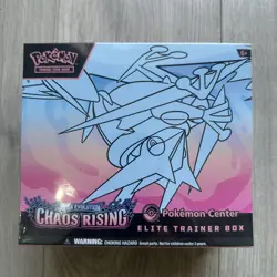 Pokemon TCG Chaos Rising Pokemon Center Elite Trainer Box - Sealed Small Damage - Image 1