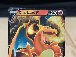 Pokemon Charizard V 017/172 Brilliant Stars Ultra Rare Holo 220 HP TCG NM - Image 2
