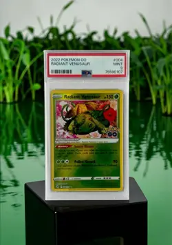Radiant Venusaur 004/078 Radiant Rare - PSA 9 Mint - Pokemon Go - Image 1