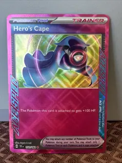 The Pokemon Company Hero's Cape 152/162 SV05 Temporal Forces ACE SPEC Holo ENG - Image 1