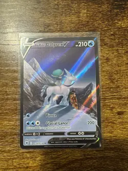 Pokemon Ice Rider Calyrex V Ultra Rare Holo 210HP Swsh10 TG14/TG30 - Image 1