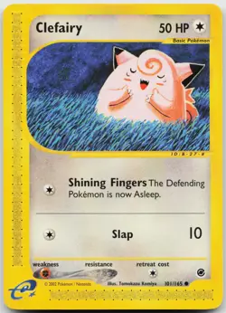 Clefairy 101/165 Common Expedition Base Set Pokemon Near Mint - Image 1