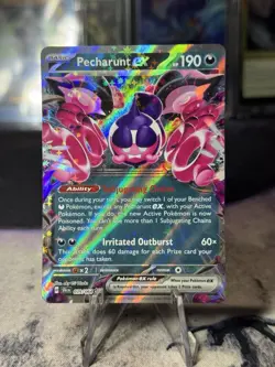 Pecharunt ex 039/064 Shrouded Fable Pokemon TCG Double Rare Holofoil - Image 1