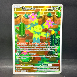 2025 POKEMON JOURNEY TOGETHER MARACTUS 160/159 ILLUSTRATION RARE - Image 1