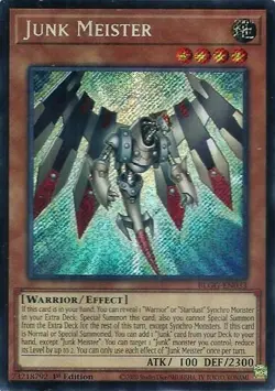 Yugioh! LP Junk Meister - BLGG-EN033 - Secret Rare - 1st Edition Lightly Played, - Image 1