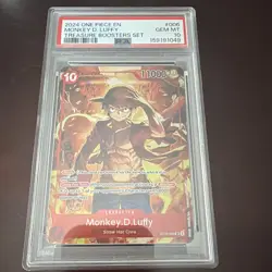 Bandai One Piece Monkey D. Luffy ST10-006 PSA 10 Promo Holo Eng 2024 - Image 1