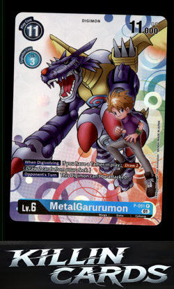 MetalGarurumon P-051 P Digimon Card Game Promo Digimon Promotion Cards Card NM - Image 1