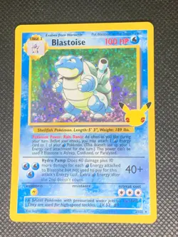 Blastoise 2/102 Holo - Celebrations Pokemon Card - NM - Image 1