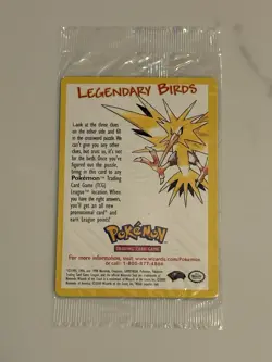 Sealed Pokemon - Legendary Birds - Moltres - BLACK STAR 2000 PROMO CARD - Image 1