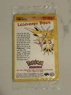 Sealed Pokemon - Legendary Birds - Moltres - BLACK STAR 2000 PROMO CARD - Image 3