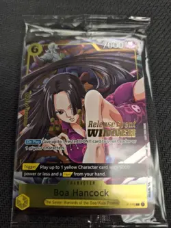 One Piece Card Game Boa Hancock Pre-Release Event Winner P-115 Near Mint Sealed - Image 1