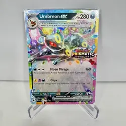 Pokemon Umbreon ex 060/131 Prismatic Evolutions Stamped Surprise Box Promo Card - Image 1