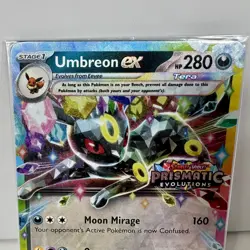 Pokemon Umbreon ex 060/131 Prismatic Evolutions Stamped Surprise Box Promo Card - Image 3