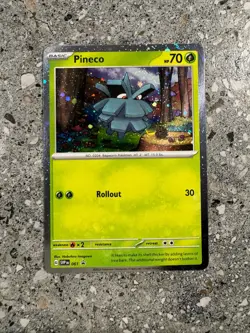 Pokemon TCG Cards Pineco SVP061 Black Star Promo Holo NM-M - Image 1