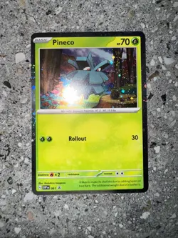 Pokemon TCG Cards Pineco SVP061 Black Star Promo Holo NM-M - Image 3