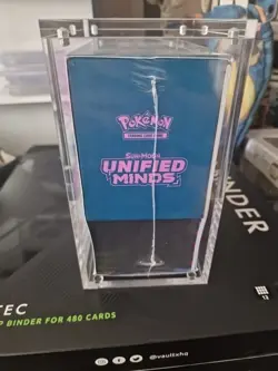Pokemon Sun And Moon Unified Minds Elite Trainer Box Sealed In Acrylic Case - Image 4