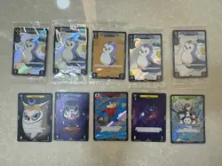 Vibes TCG Birb & Pengu Promo Card - Pengu Gold Holo Foil 10/25 - Pudgy Penguins - Image 1