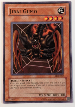 Yugioh TCG - 1x Jirai Gumo - MRD-089 - NM - Vintage Unlimited Ed. Common - 2002 - Image 1
