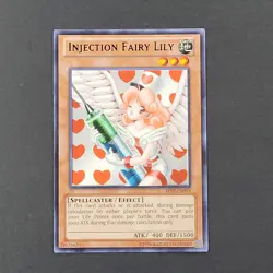Yugioh TCG - Injection Fairy Lily - BP02-EN018 - NM - Unlimited Ed - Rare 2013 - Image 2