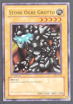 Yugioh TCG - Stone Ogre Grotto - MRL-058 - LP/NM - 1st - Vintage Common - 2002 - Image 1