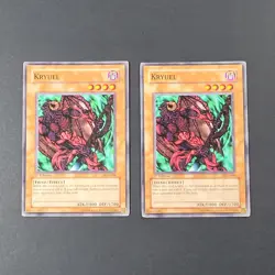 Yugioh TCG - 2x Kryuel - PGD-006 - NM/LP - Common 1st Ed Pharaonic Guardian 2003 - Image 2