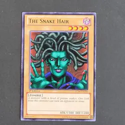 Yugioh TCG - The Snake Hair - LCJW-EN185 - 1st Ed. - NM - Common - Zombie - 2013 - Image 1