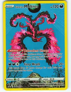 Galarian Moltres - SWSH284 Black Star Promo - Sword & Shield - Pokemon TCG 2023 - Image 1