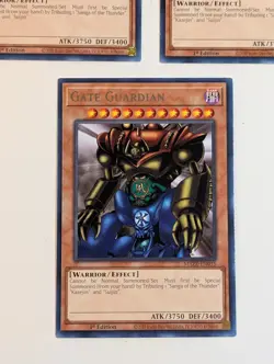 Yugioh - 3x Gate Guardian - MAZE-EN035 - NM - 1st Edition - Rare - Playset, 2024 - Image 4