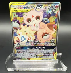 Togepi & Cleffa & Igglybuff GX TAG TEAM 143/236 Full Art Holo Pokemon Card - Image 1