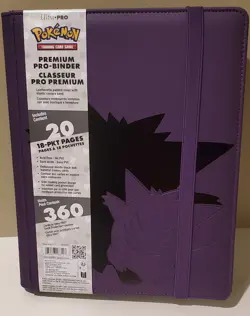 Ultra Pro Pokemon Binder 20 Page 18 Pocket Gengar Brand New Holds 360 TCG Cards - Image 1
