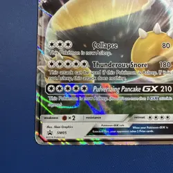 Pokemon Snorlax GX SM05 Sm Holo Light Play LP - Image 5