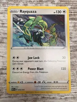 Rayquaza 014/015 Promo McDonald's Promos 2024 Pokemon Near Mint - Image 1