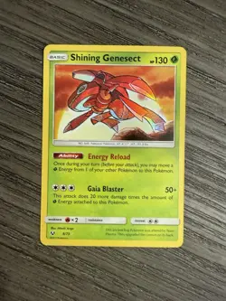 The Pokemon Company Shining Genesect 9/73 Shining Legends Shiny Holo Rare 130HP - Image 1