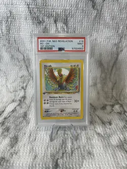 Ho-Oh Neo Revelation 1st Edition PSA 9 18/64 Pokemon 2000 Non Holo - Image 1