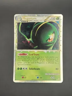 Pokemon TCG Meganium Prime Heartgold & Soulsilver 109/123 Holo Holo Rare Prime - Image 1