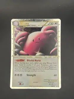 Pokemon TCG Blissey Prime Heartgold & Soulsilver 106/123 Holo Holo Rare Prime - Image 1