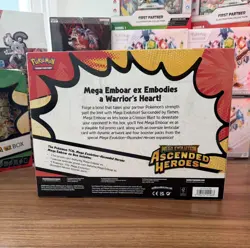 Pokemon Ascended Heroes Mega Emboar Ex Box Brand New Sealed - Image 2