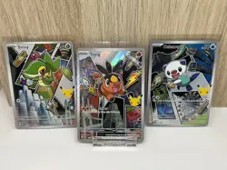 Series 2 Pokemon First Partner Illustration - Snivy 049, Tepig 050, Oshawott 051 - Image 1