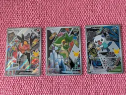 Series 2 Pokemon First Partner Illustration - Snivy 049, Tepig 050, Oshawott 051 - Image 1