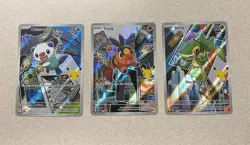 Series 2 Pokemon First Partner Illustration - Snivy 049, Tepig 050, Oshawott 051 - Image 1