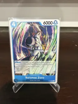 One Piece Card Game- Roronoa Zoro P-056 Promo English. - Image 1