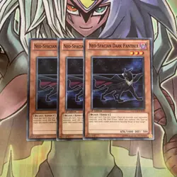 LCGX-EN019 x3 Neo-Spacian Dark Panther Common Excellent Condition Yugioh - Image 1