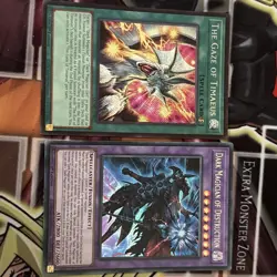 YGO Dark Magician Of Destruction MZMU-EN011 And The Gaze Of Timaeus MZMU-EN013 - Image 1