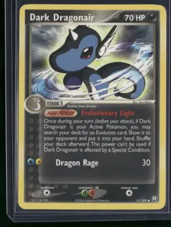 Dark Dragonair 31/109 Uncommon Team Rocket Returns Pokemon Lightly Played - Image 1