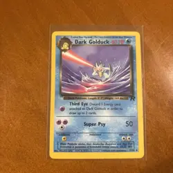 Pokemon Team Rocket Dark Golduck 47/82 WOTC 2000 Near Mint NM Unlimited - Image 2